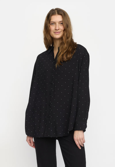 Soft Rebels SRMargot Dot Shirt Shirts & Blouse 656 Black