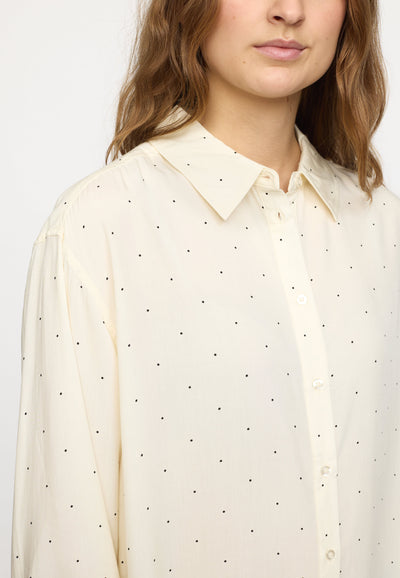 Soft Rebels SRMargot Dot Shirt Shirts & Blouse 657 Arctic Wolf