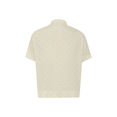 Soft Rebels SRMargot Freedom Dot SS Shirt Shirts & Blouse 657 Arctic Wolf