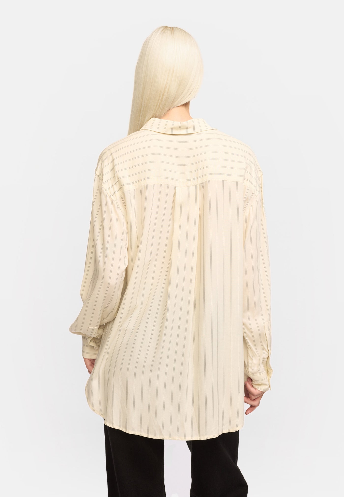 Soft Rebels SRMargot Striped Shirt Shirts & Blouse 301 Striped Black and Arctic Wolf
