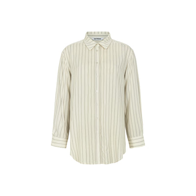 Soft Rebels SRMargot Striped Shirt Shirts & Blouse 301 Striped Black and Arctic Wolf
