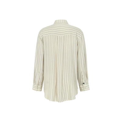 Soft Rebels SRMargot Striped Shirt Shirts & Blouse 301 Striped Black and Arctic Wolf