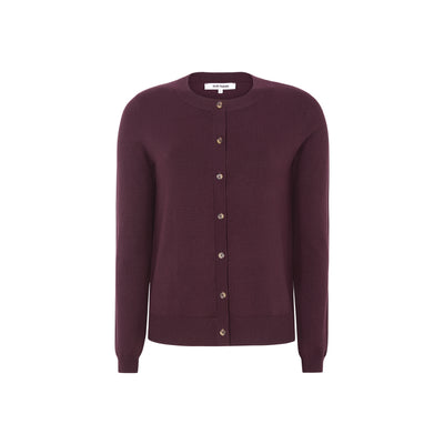Soft Rebels SRMarla Cardigan Knit Knitwear 365 Vinyard Wine