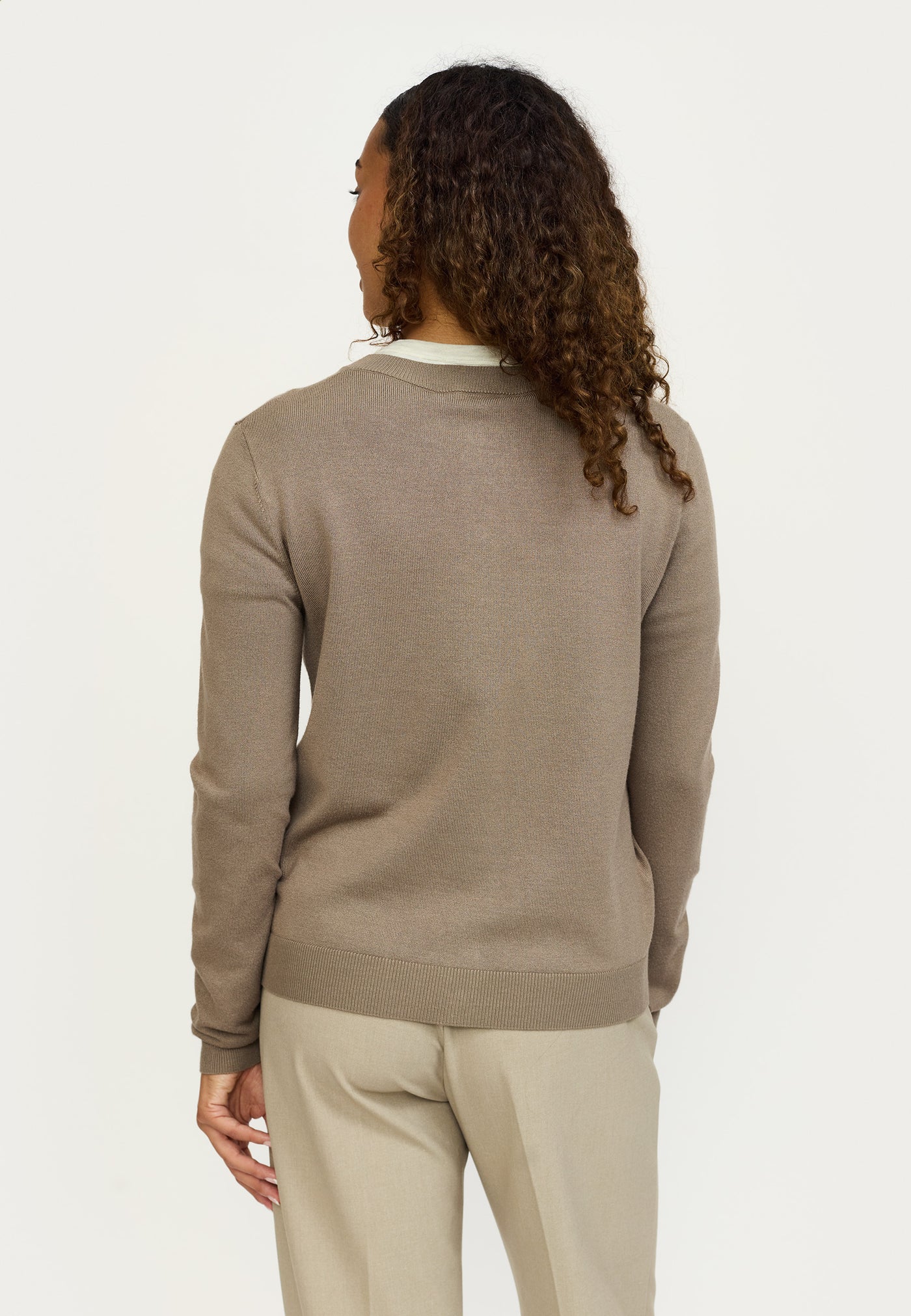 Soft Rebels SRMarla Cardigan Knit Knitwear 884 Greige