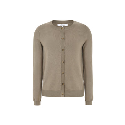 Soft Rebels SRMarla Cardigan Knit Knitwear 884 Greige