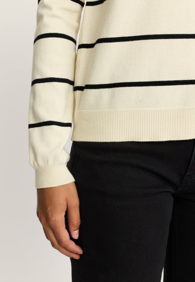 Soft Rebels SRMarla Cardigan Stripe Knit Knitwear 272 Arctic Wolf