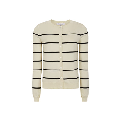 Soft Rebels SRMarla Cardigan Stripe Knit Knitwear 272 Arctic Wolf