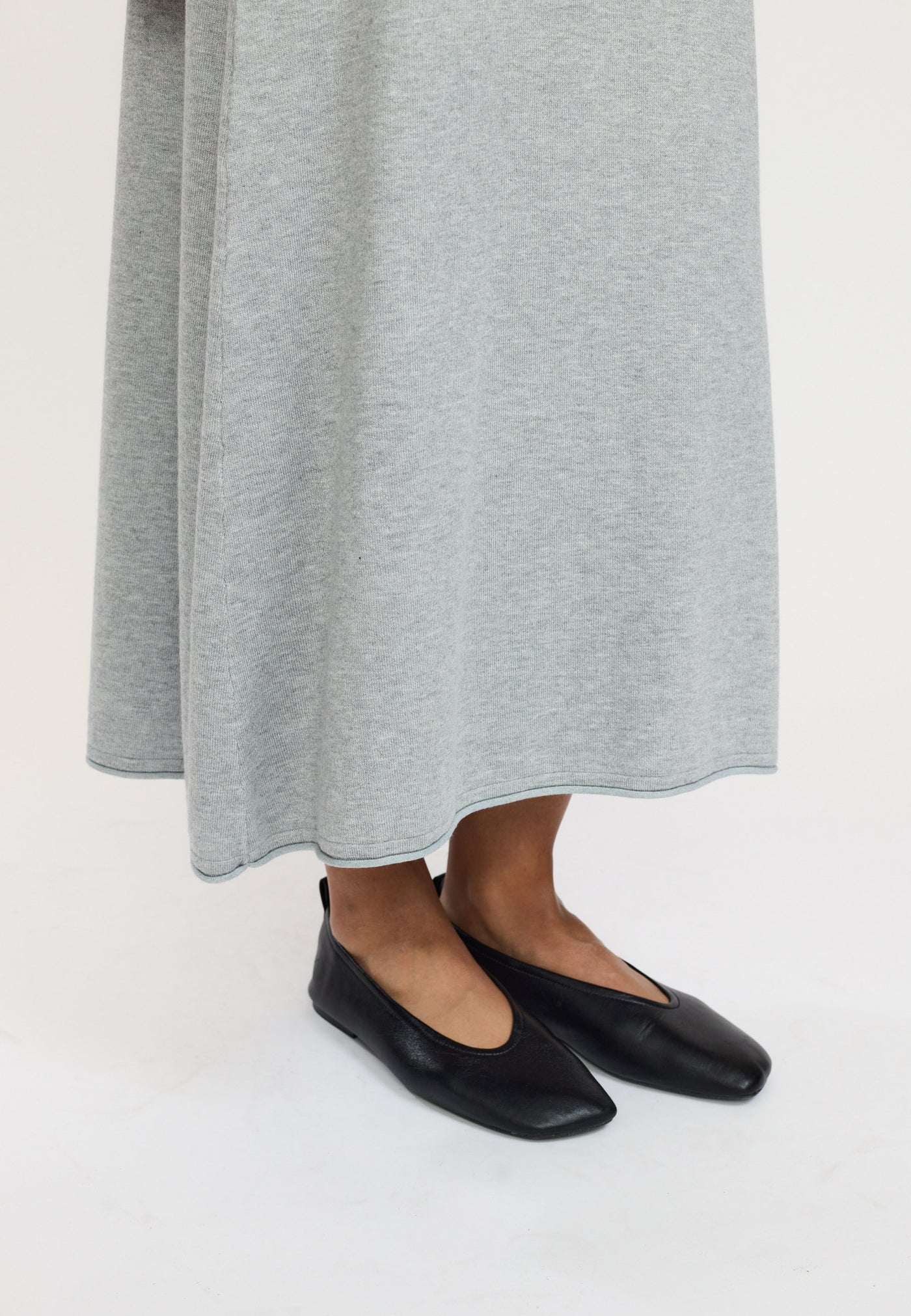Soft Rebels SRMarla Midi Skirt Knit Skirts & shorts 003 Light Grey Melange