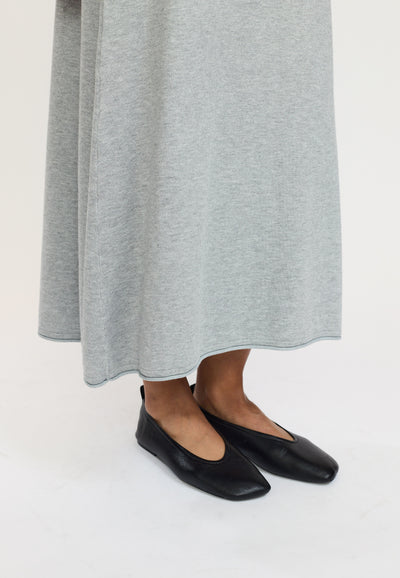 Soft Rebels SRMarla Midi Skirt Knit Skirts & shorts 003 Light Grey Melange