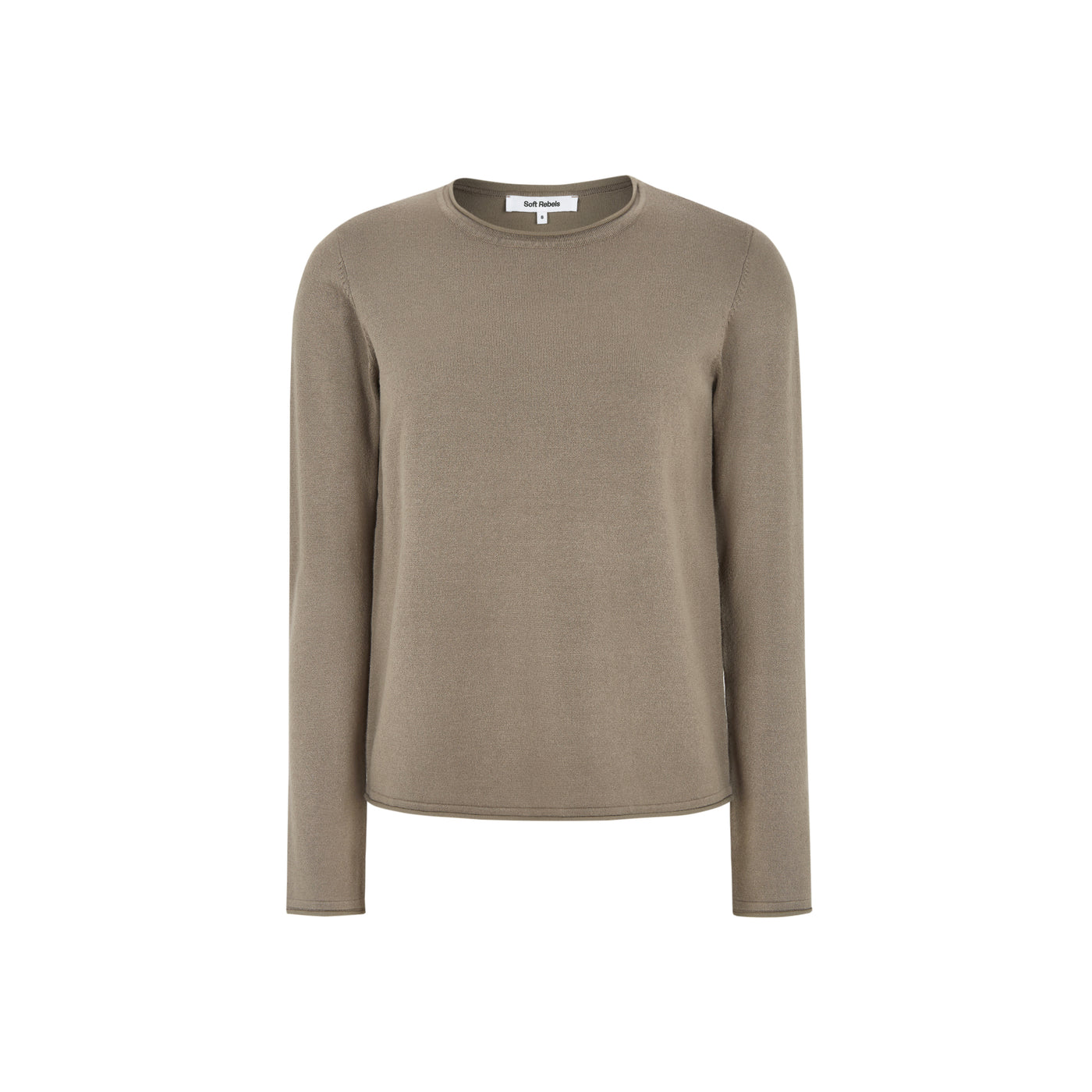 Soft Rebels SRMarla O-neck Knit Roll Edge Knitwear