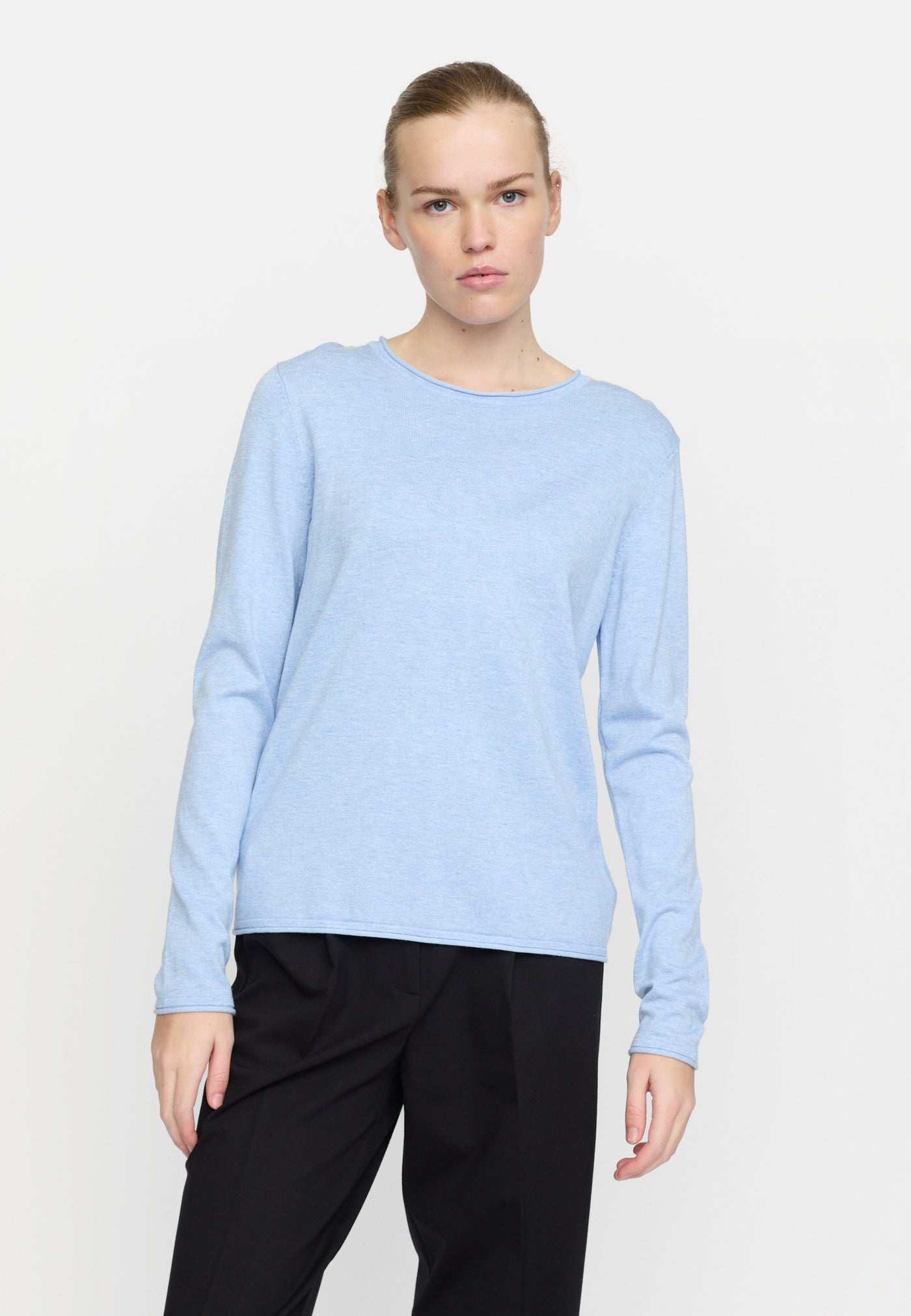 Soft Rebels SRMarla O-neck Knit Roll Edge Knitwear