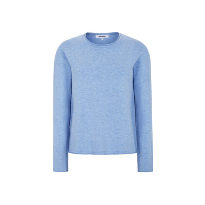 Soft Rebels SRMarla O-neck Knit Roll Edge Knitwear 752 Windsurfer melange