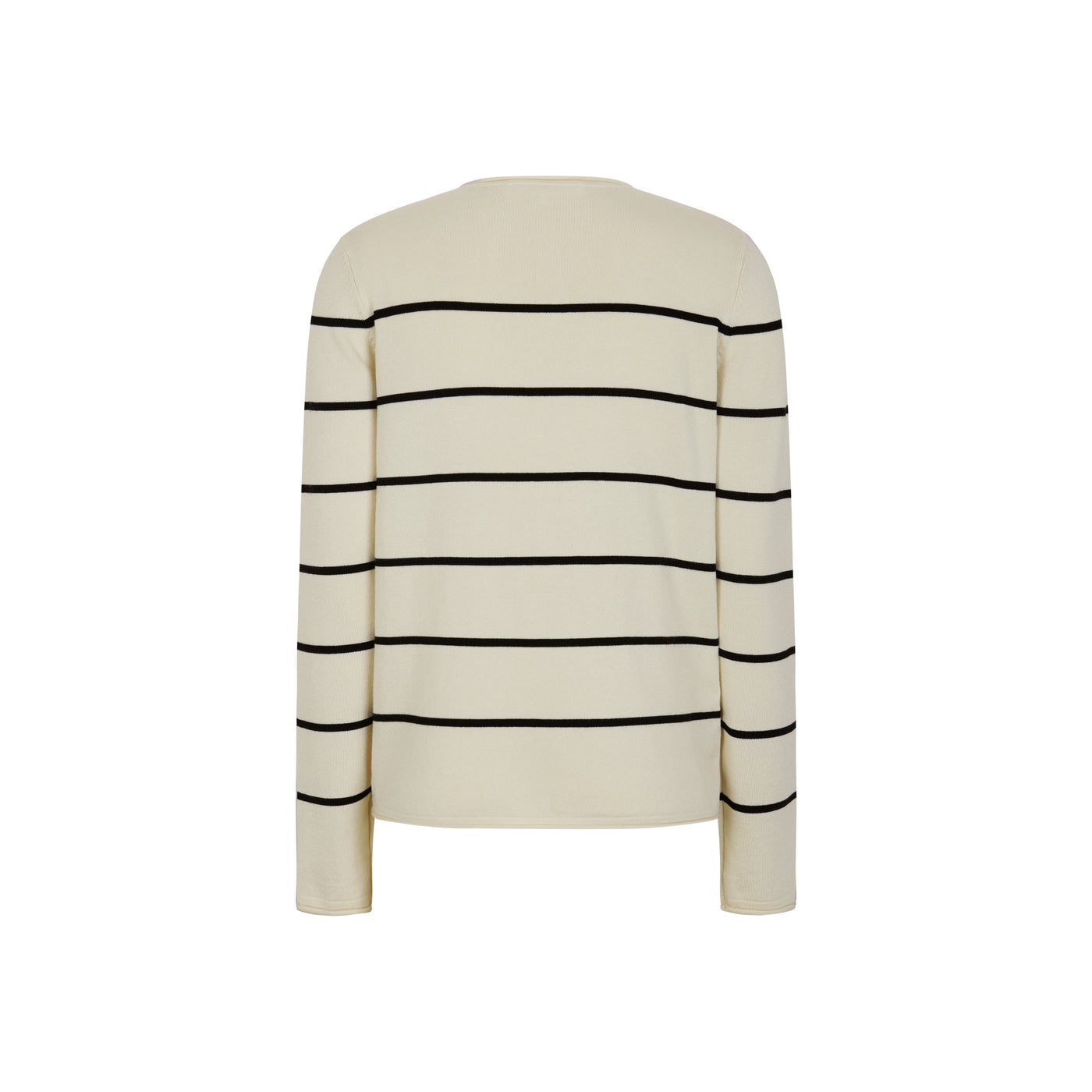 Soft Rebels SRMarla O-neck Roll Edge Stripe knit Knitwear 272 Arctic Wolf