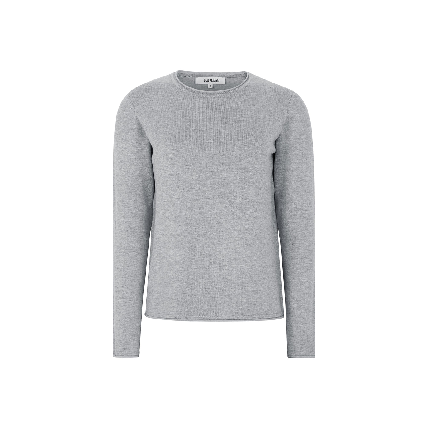 Soft Rebels SRMarla O-neck Roll Edge Knit Knitwear