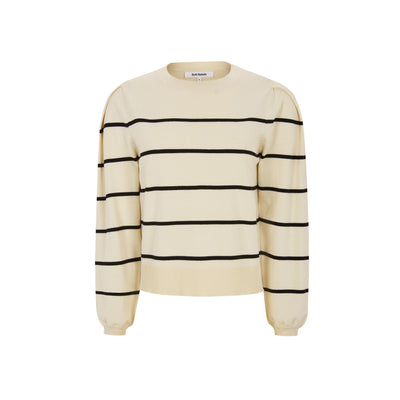 Soft Rebels SRMarla O-neck Stripe Knit Knitwear 272 Arctic Wolf