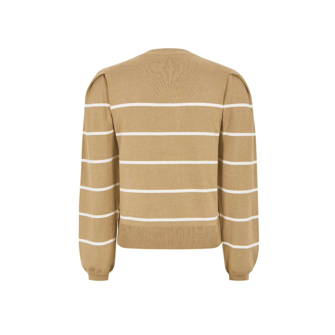 Soft Rebels SRMarla O-neck Stripe Knit Knitwear 882 Cartouche