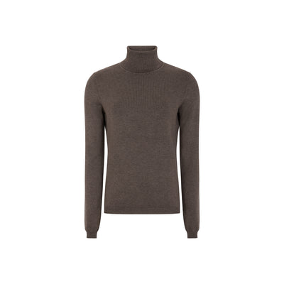 Soft Rebels SRMarla Rollneck Knit Knitwear 661 Coffee Quartz melange