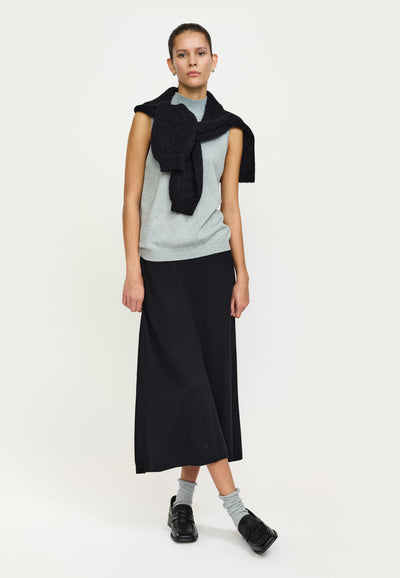 Soft Rebels SRMarla SL Turtle knit Knitwear 003 Light Grey Melange