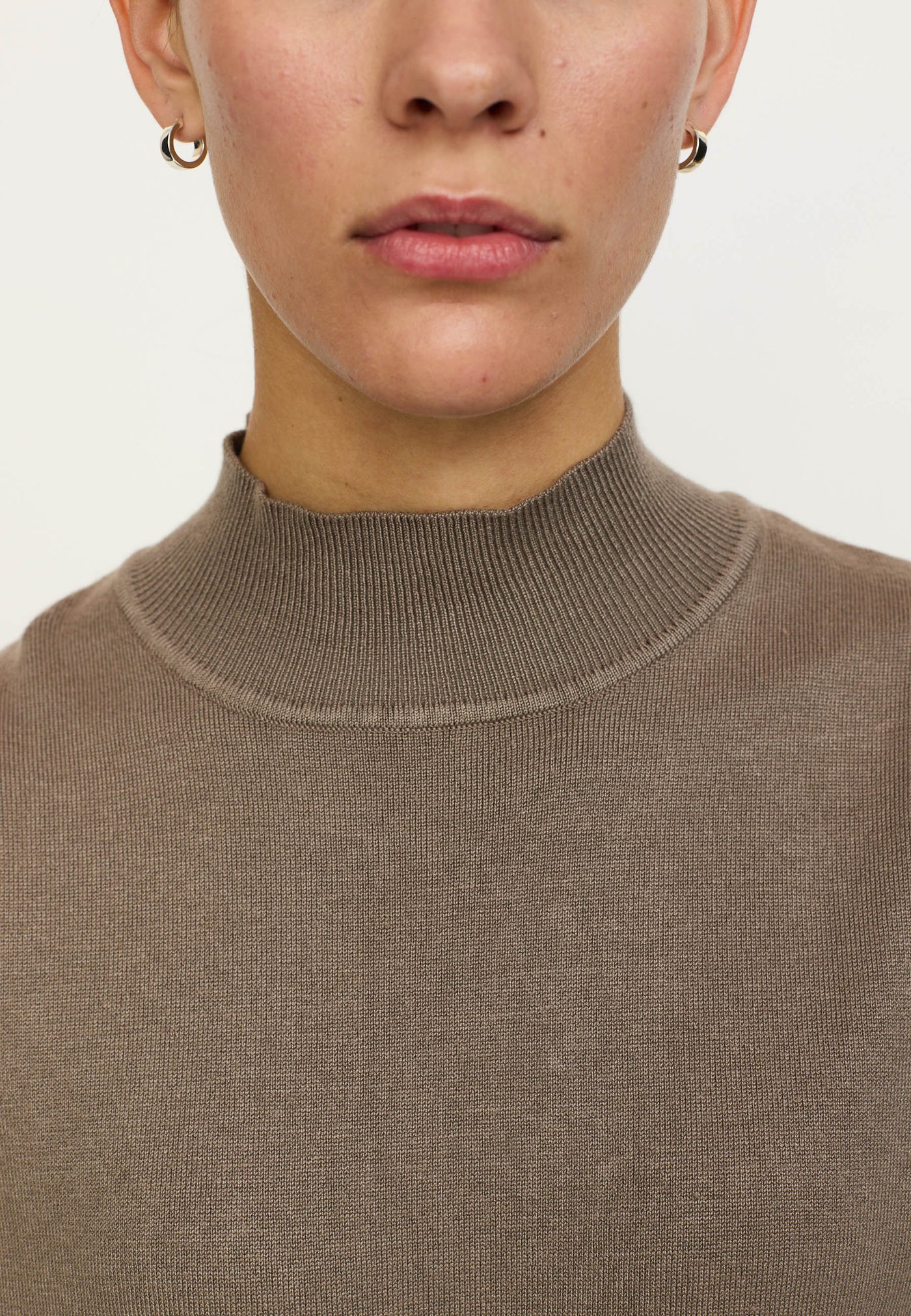 Soft Rebels SRMarla SL Turtle knit Knitwear 884 Greige