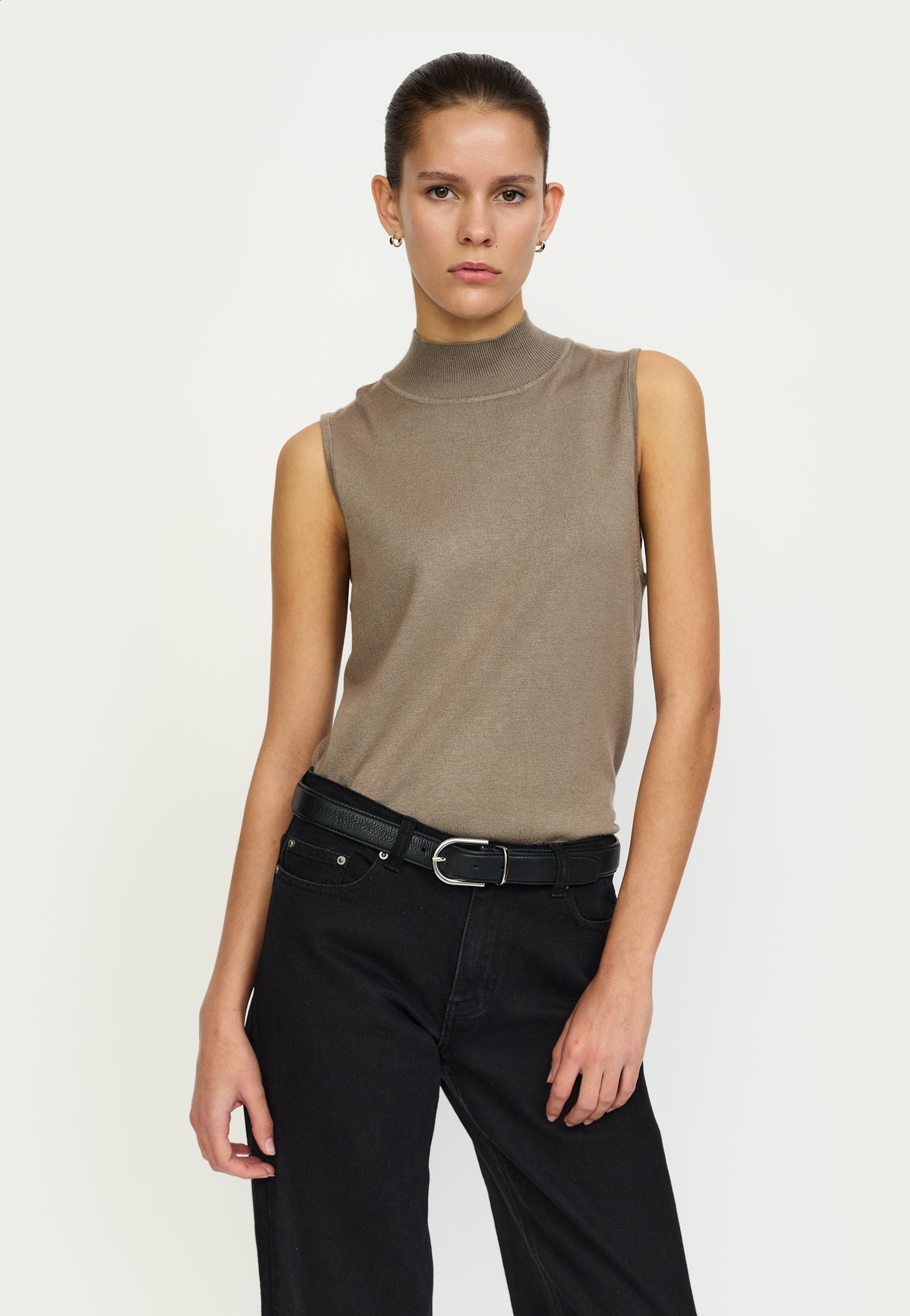 Soft Rebels SRMarla SL Turtle knit Knitwear 884 Greige