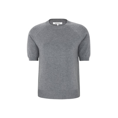 Soft Rebels SRMarla SS O-neck Knitwear 053 Medium Grey Melange