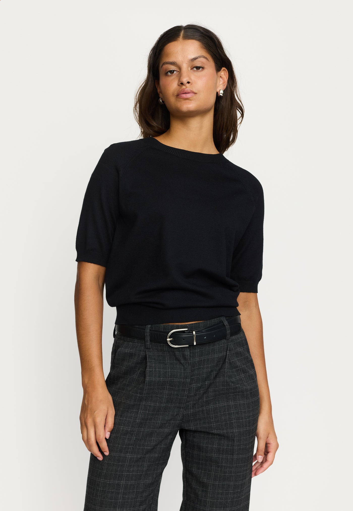 Soft Rebels SRMarla SS O-neck Knitwear 001 Black