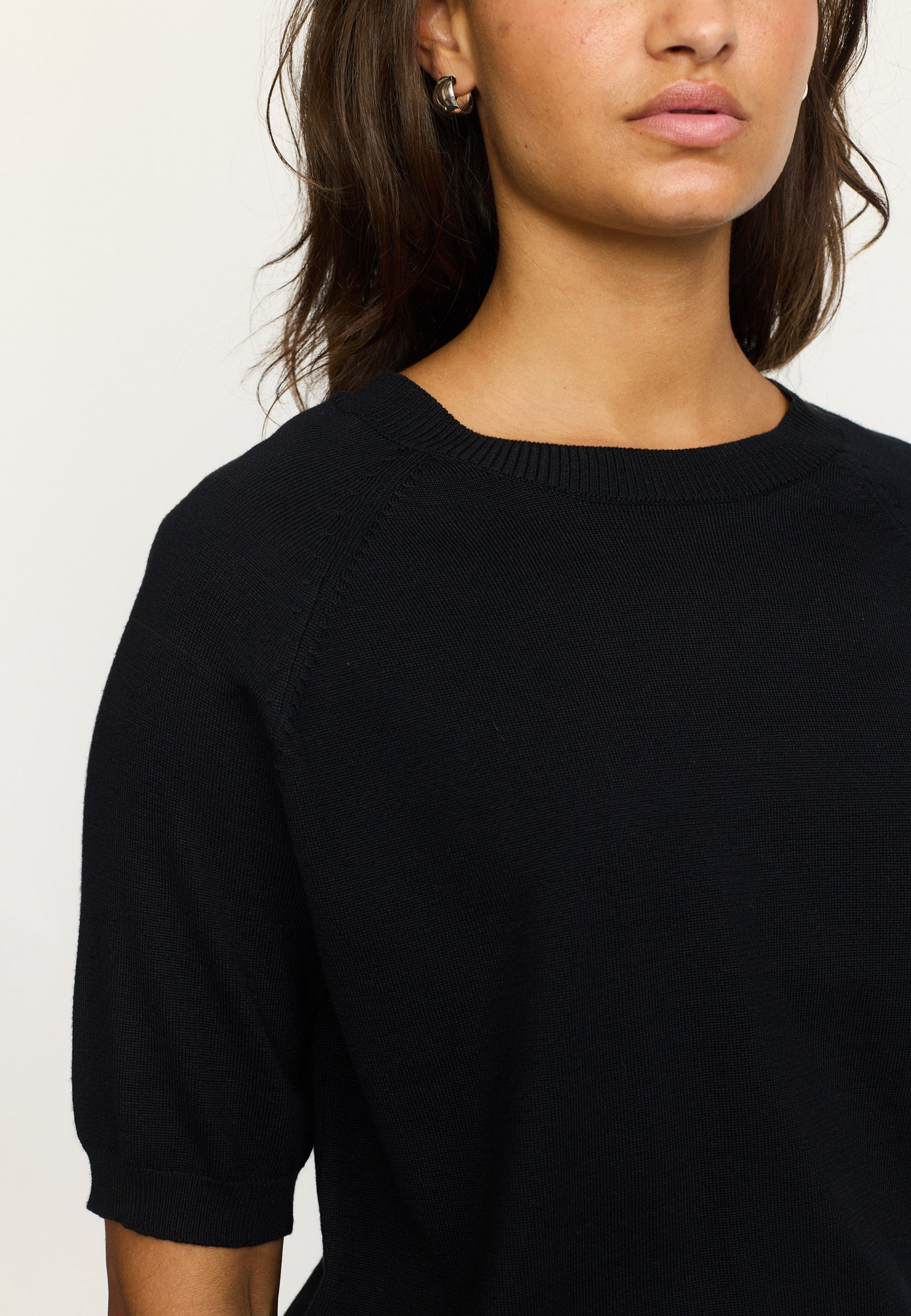 Soft Rebels SRMarla SS O-neck Knitwear 001 Black