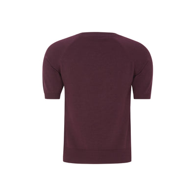 Soft Rebels SRMarla SS O-neck Knitwear 365 Vinyard Wine