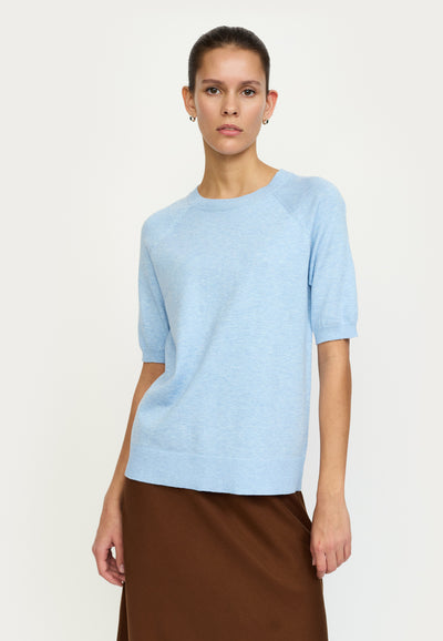 Soft Rebels SRMarla SS O-neck Knitwear 752 Windsurfer melange