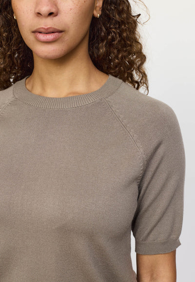 Soft Rebels SRMarla SS O-neck Knitwear 884 Greige