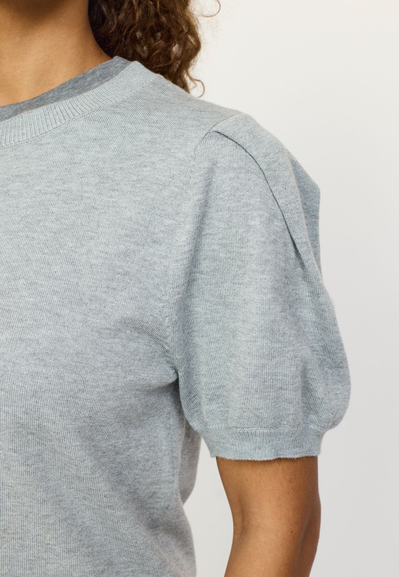 Soft Rebels SRMarla SS O-neck Cardigan Knit Knitwear 003 Light Grey Melange