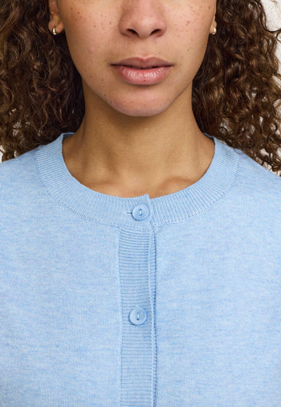 Soft Rebels SRMarla SS O-neck Cardigan Knit Knitwear 752 Windsurfer melange