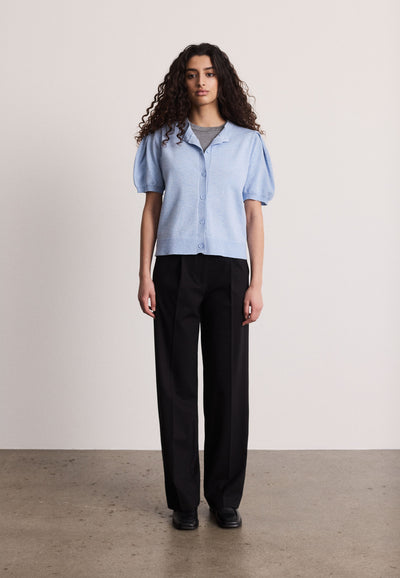 Soft Rebels SRMarla SS O-neck Cardigan Knit Knitwear 752 Windsurfer melange