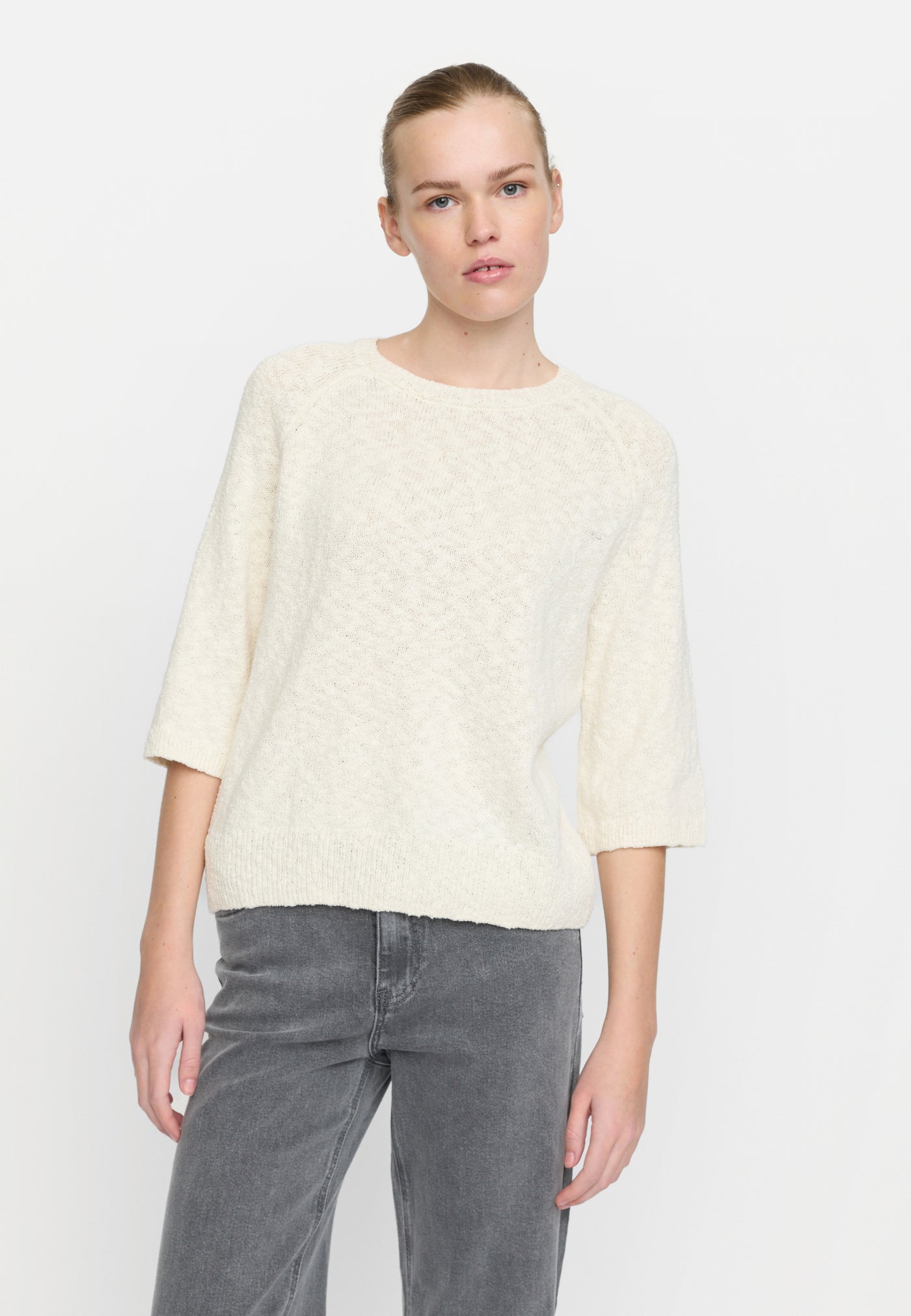 Soft Rebels SRMasha Boucle knit Knitwear 272 Arctic Wolf