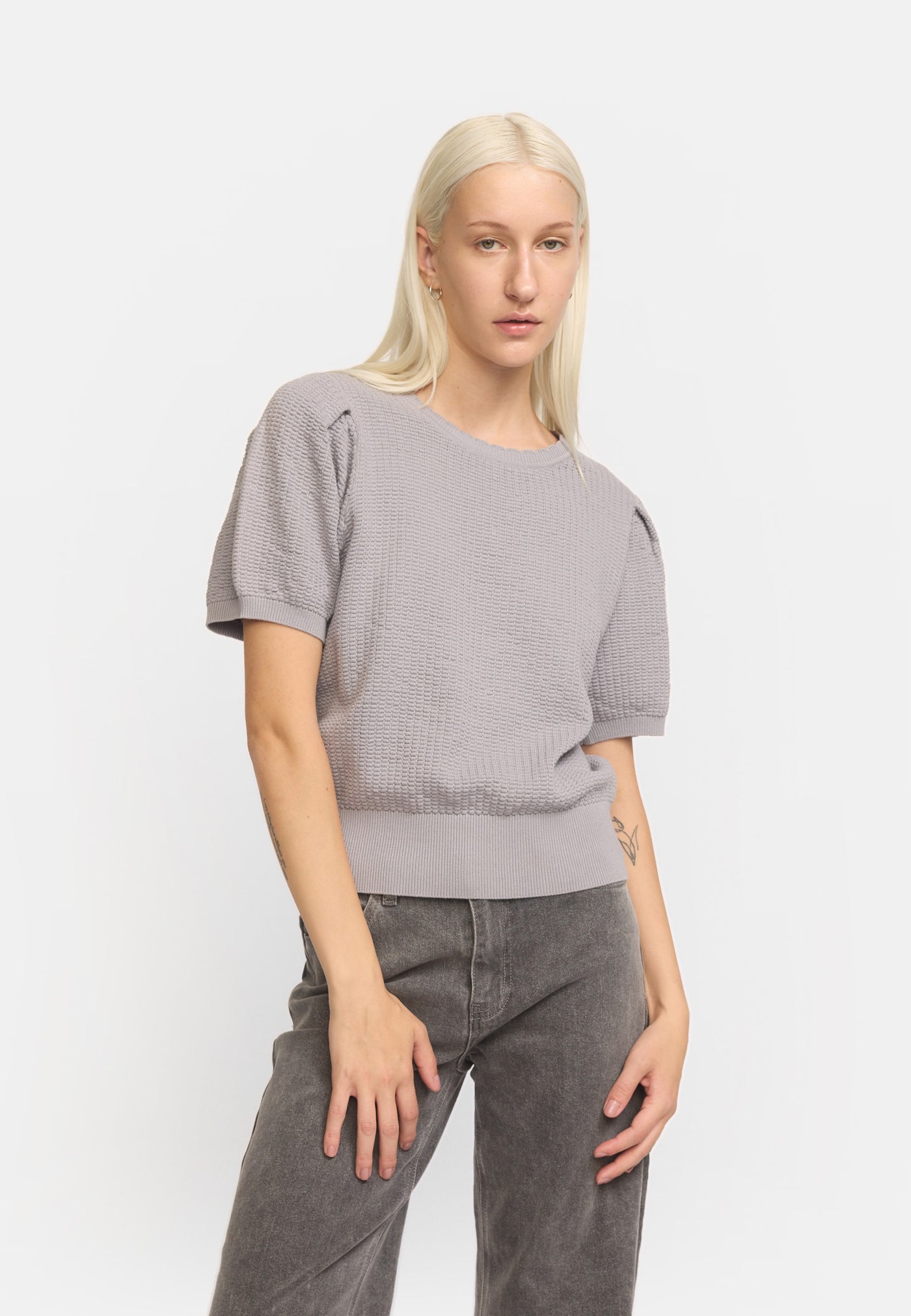 Soft Rebels SRMay knit Knitwear 182 Sleet