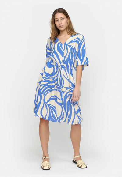 Soft Rebels   SRMio Dress Dresses & jumpsuits 207 Two Tone Amparo Blue Print