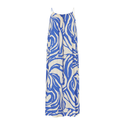 Soft Rebels   SRMio Midi Dress Dresses & jumpsuits 207 Two Tone Amparo Blue Print