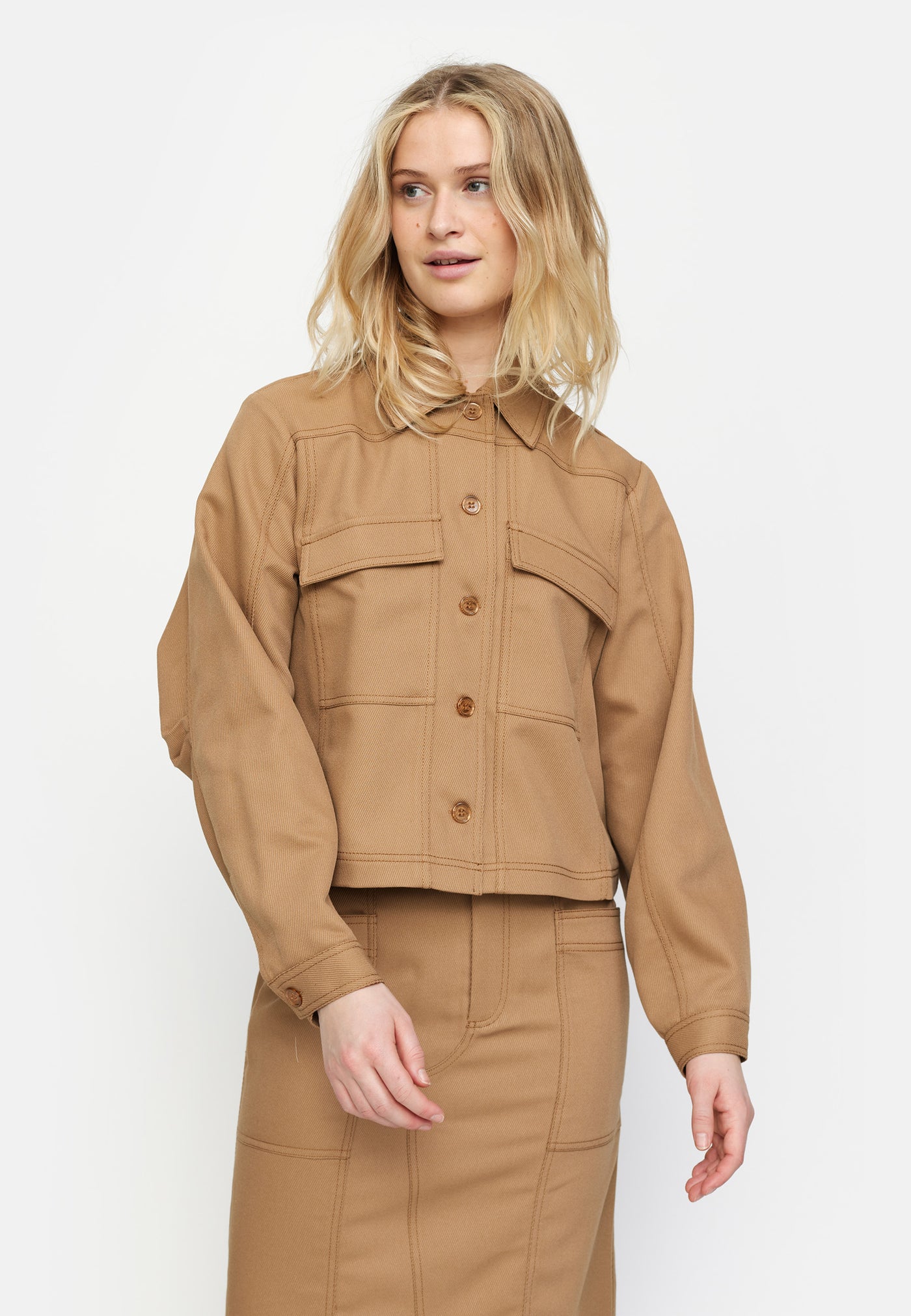 Soft Rebels SRMurraya Jacket Outerwear 864 Tiger’s Eye