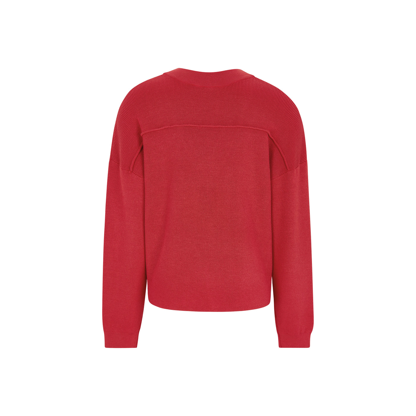 Soft Rebels SRMushi V-neck knit Knitwear 181 Racing Red