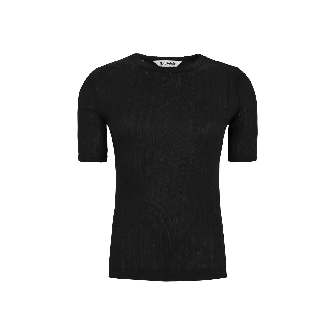 Soft Rebels SROdell SS Top Tops & t-shirts 001 Black