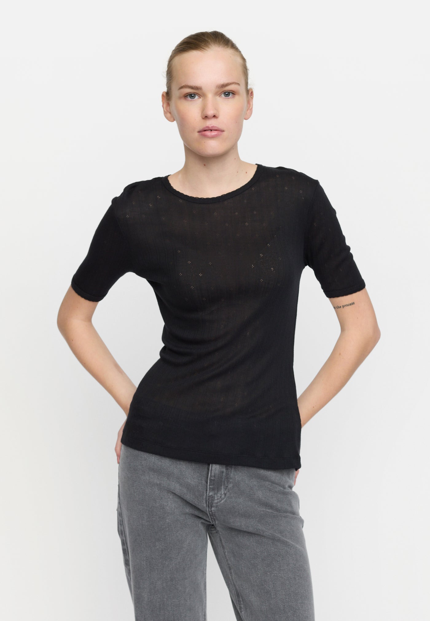 Soft Rebels SROdell SS Top Tops & t-shirts 001 Black