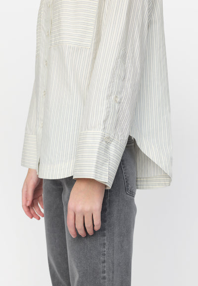 Soft Rebels SRPeggy Shirt Shirts & Blouse 232 Snow White Stripe