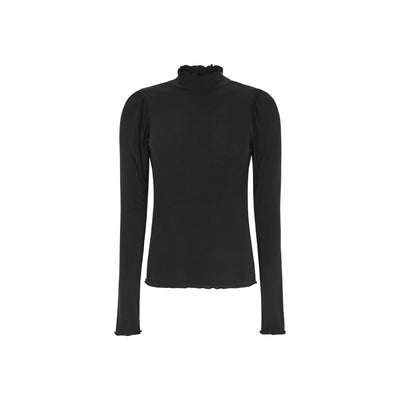 Soft Rebels SRRoman Frill LS Top Tops & t-shirts 001 Black