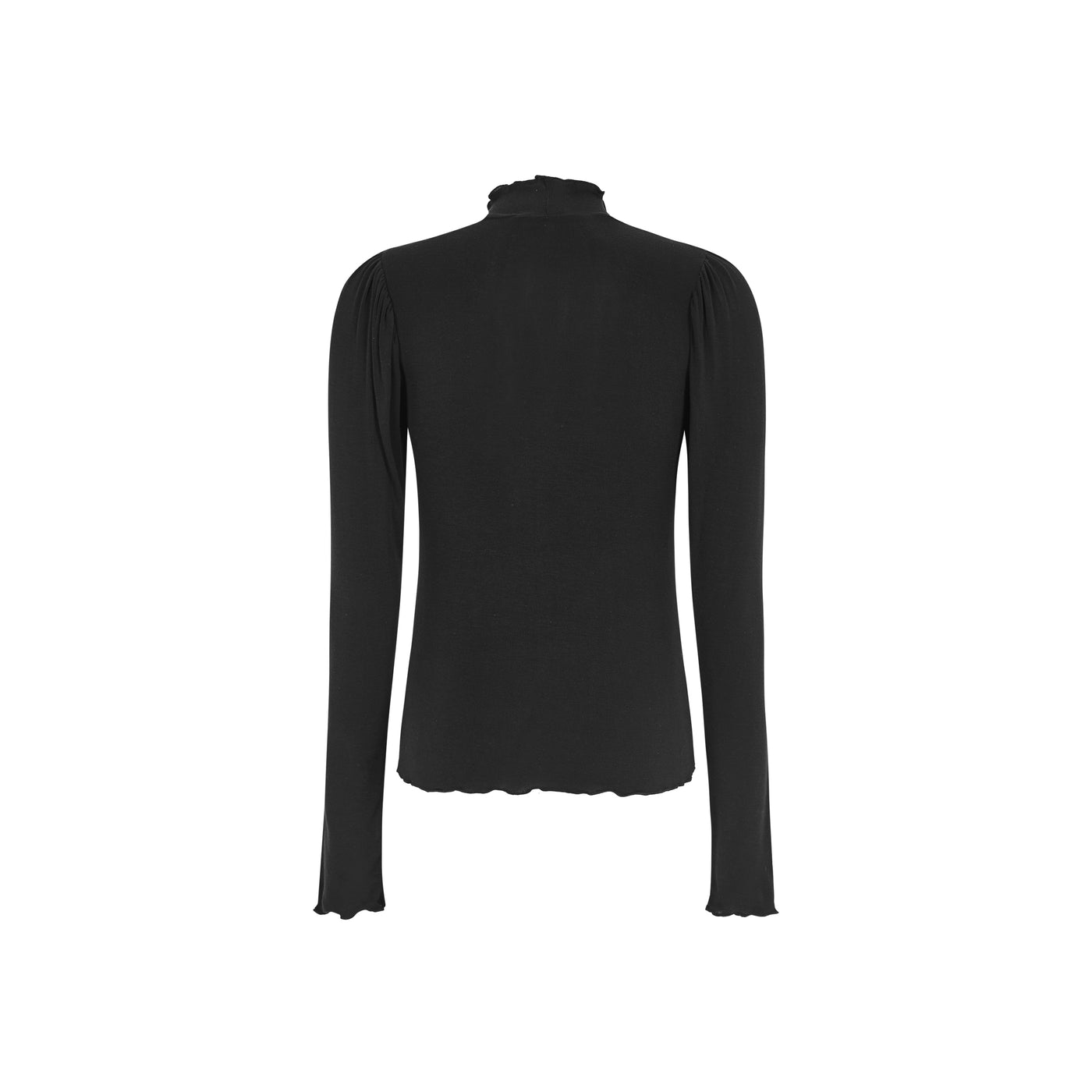 Soft Rebels SRRoman Frill LS Top Tops & t-shirts 001 Black