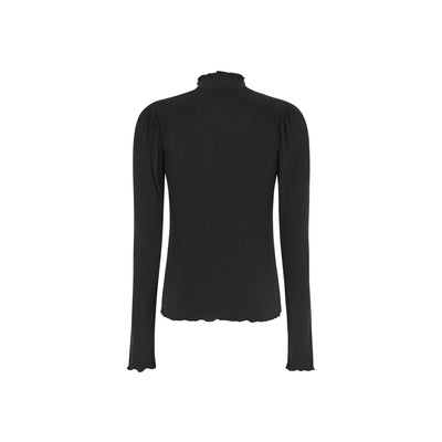 Soft Rebels SRRoman Frill LS Top Tops & t-shirts 001 Black