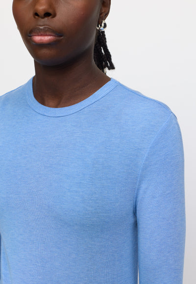 Soft Rebels SRRoman O-neck Tops & t-shirts 281 Azurine Melange