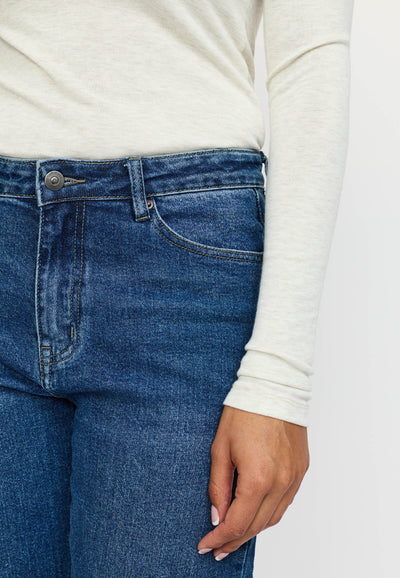 Soft Rebels SRRoman O-neck Tops & t-shirts 282 Arctic Wolf Melange