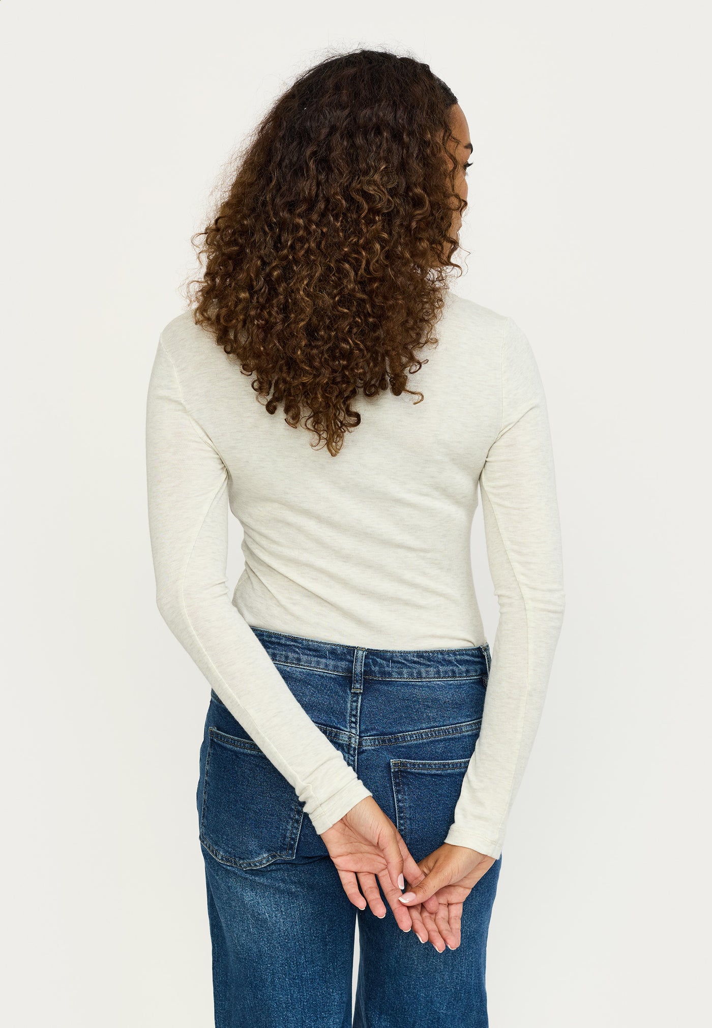 Soft Rebels SRRoman O-neck Tops & t-shirts 282 Arctic Wolf Melange