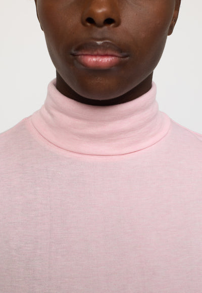 Soft Rebels SRRoman Roll Neck Shirts & Blouse 261 Roseate Spoonbill Melange