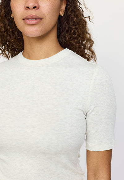 Soft Rebels SRRoman SS Top Tops & t-shirts 282 Arctic Wolf Melange